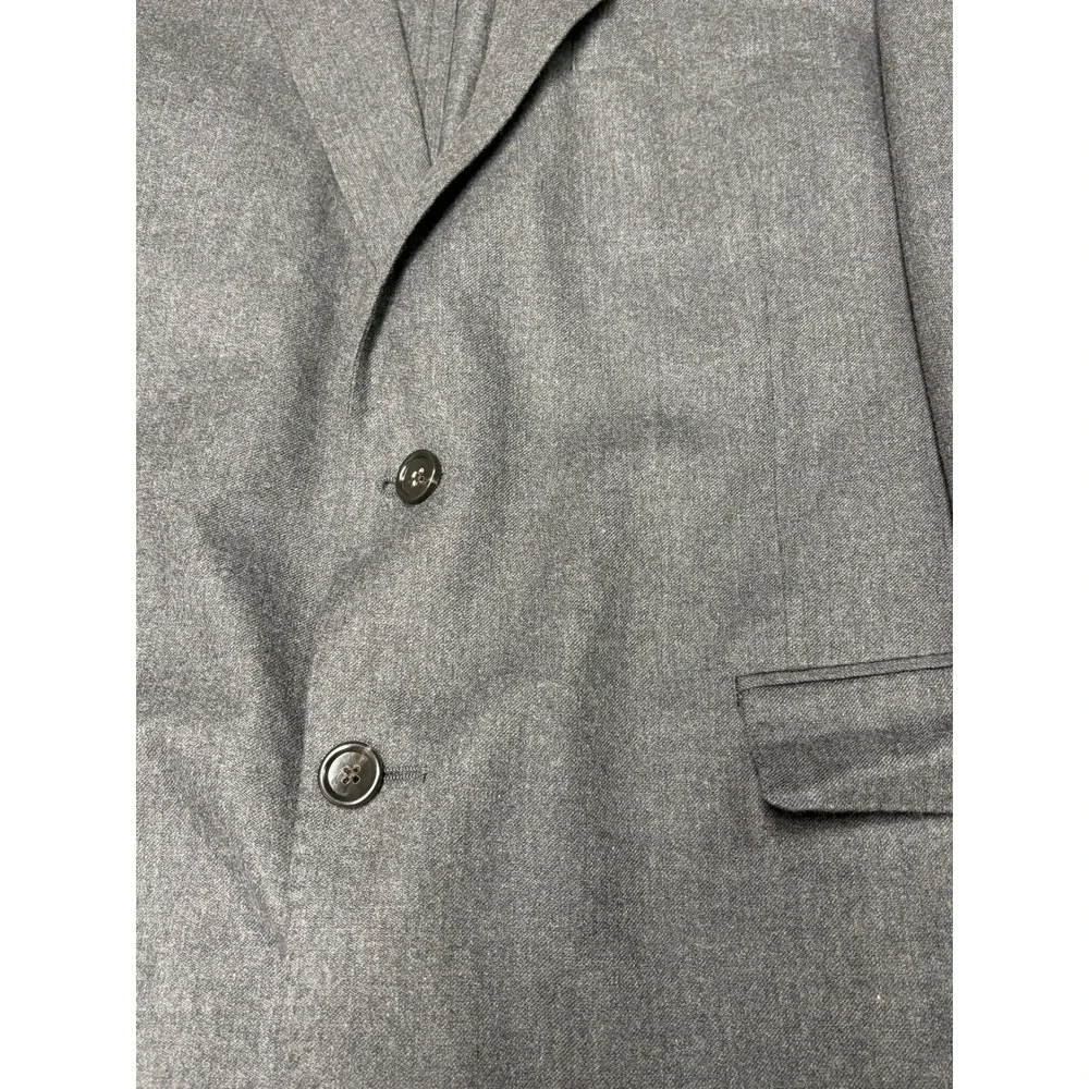J.Crew Ludlow Slim Suit Mens 46R W38 L30 Moon British Cloth Charcoal Grey Wool